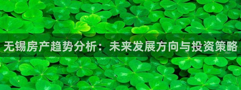 和记3hk官网：无锡房产趋势分析：未来发展方向与投资策略
