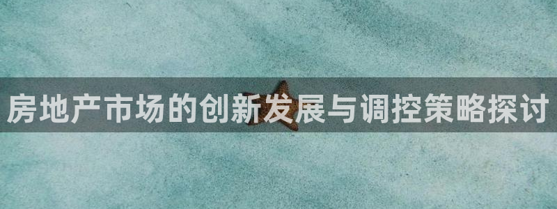和黄记官网：房地产市场的创新发展与调控策略探讨