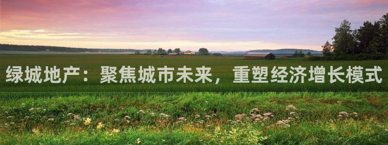 和记集团官网：绿城地产：聚焦城市未来，重塑经济增长模式