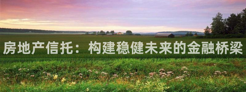和记黄埔 成都 官网：房地产信托：构建稳健未来的金融桥梁