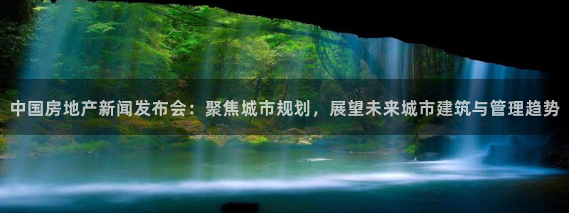 和记怡情官网：中国房地产新闻发布会：聚焦城市规划，展望未来城