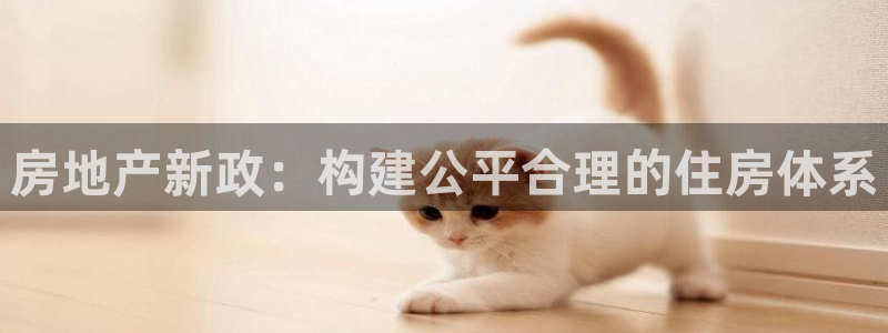 和记安徽快3官网开户：房地产新政：构建公平合理的住房体系