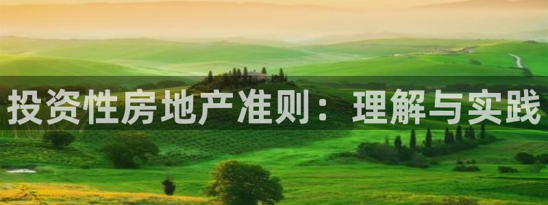 和记官网娱乐场：投资性房地产准则：理解与实践