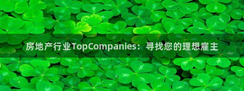 郑州和记酒业官网：房地产行业TopCompanies：寻找您